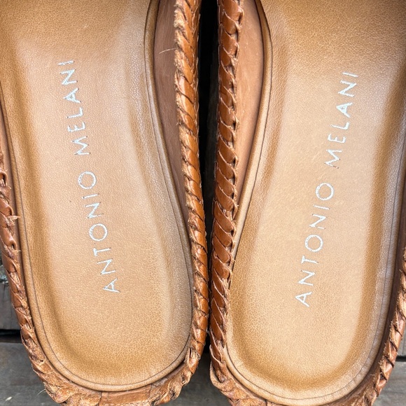 Antonio Melani Tan Woven Mules - Picture 3 of 8